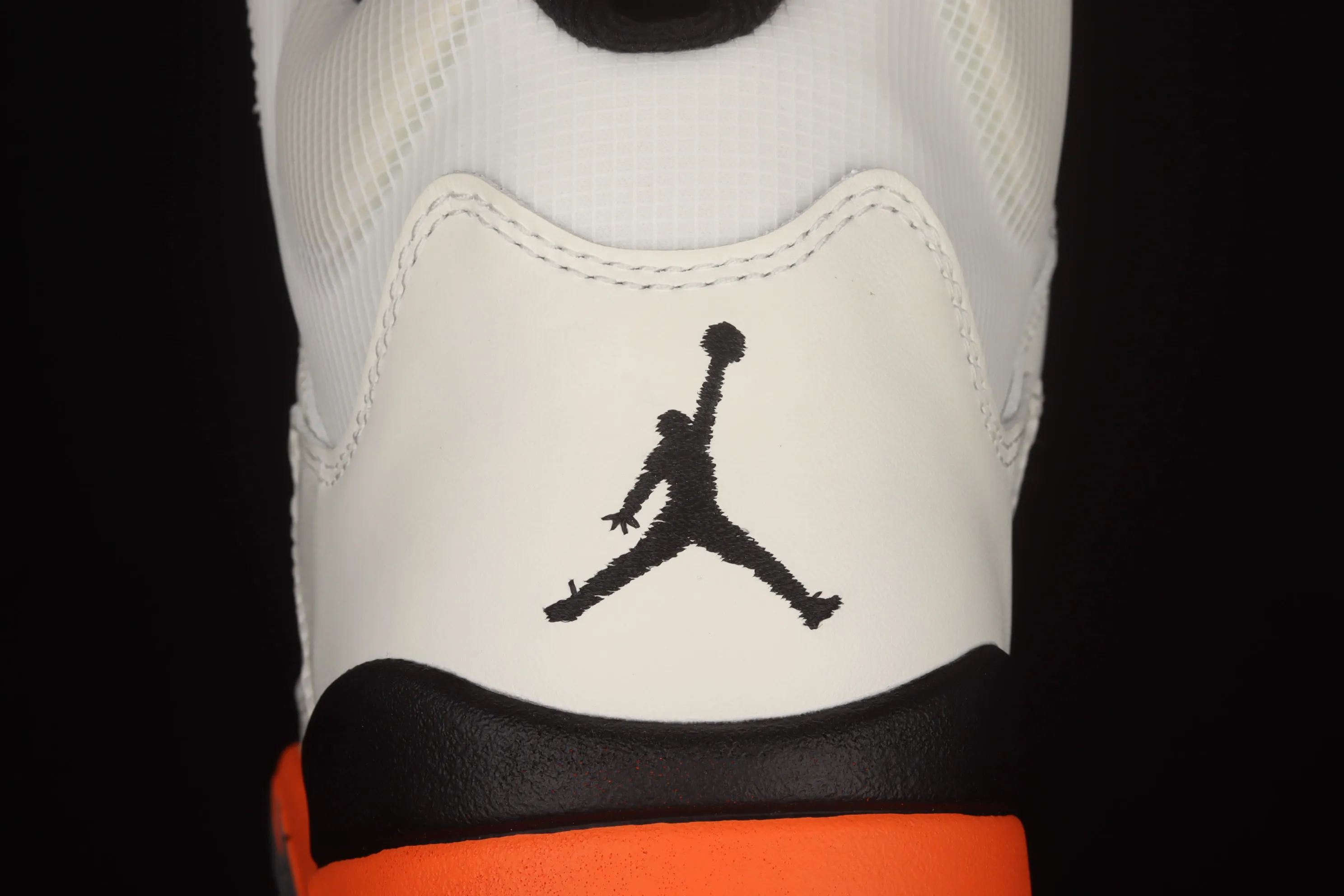 All categories Air Jordan Jordan series basketball shoes Air Jordan 5 pure original version Air Jordan 5 "Total Orange" AJ5 Joe 5 white buckle DC1060-100